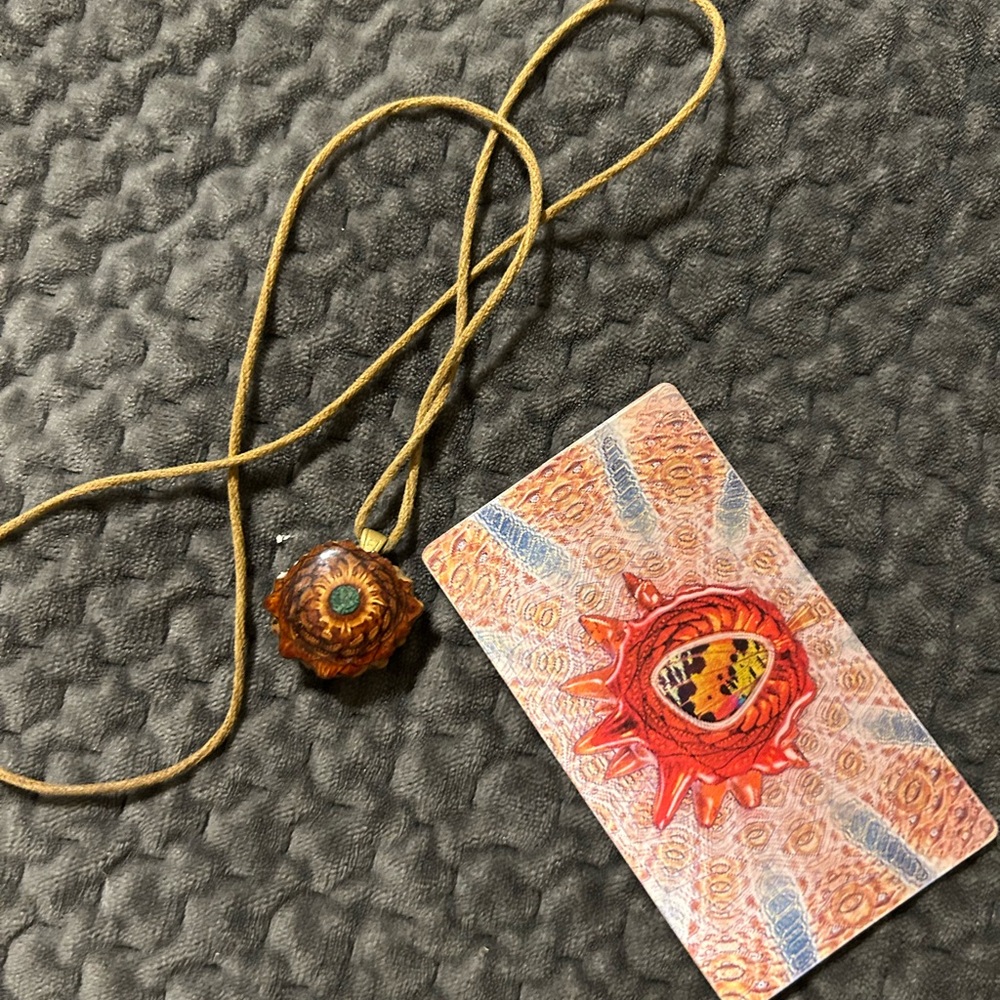 Third Eye Pinecone Malachite Necklace